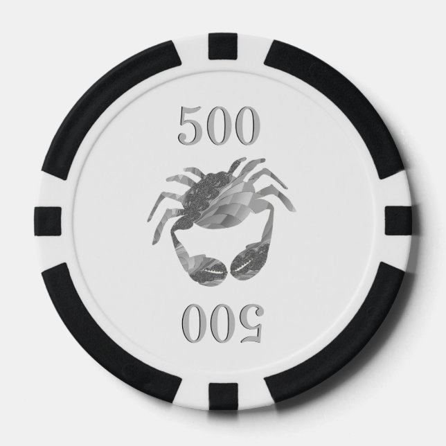 Cancer Zodiac Poker Chips (Front)