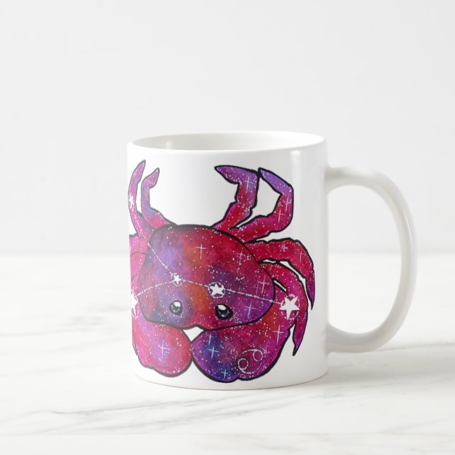 Cancer Zodiac Sign Coffee Mug (Right)