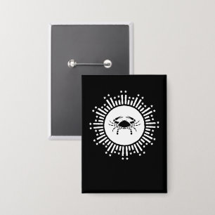 Cancer Zodiac Sign Crab Cosmic Starburst Design