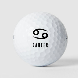 cancer zodiac sign golf balls