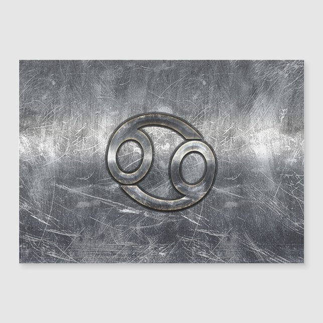 Cancer Zodiac Sign in Industrial Style (Front)