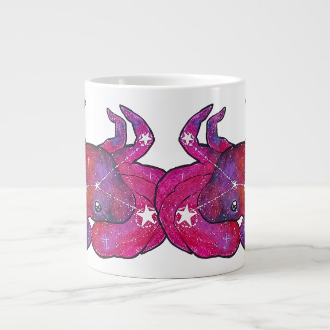 Cancer Zodiac Sign Large Coffee Mug (Front)