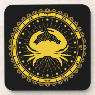 Cancer - Zodiac Sign - Symbol - Horoscope Coaster