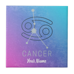 Cancer Zodiac Star Sign Horoscope Constellation Tile