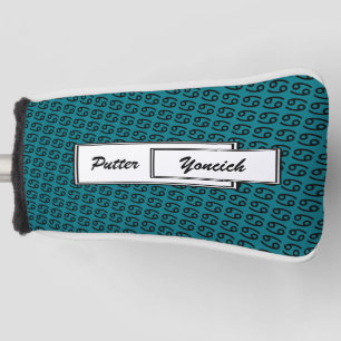 Cancer Zodiac Symbol Standard by Kenneth Yoncich Golf Head Cover