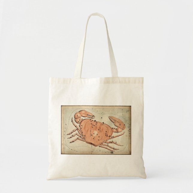 Cancer zodiac tote bag (Front)