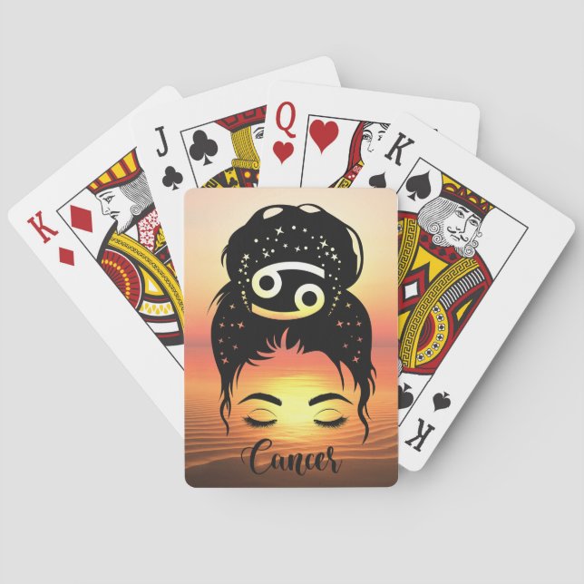 Cancer Zodiak Playing Cards (Back)