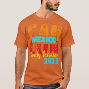 Cancun 2023 Mexico Summer Family Couple Matching H T-Shirt