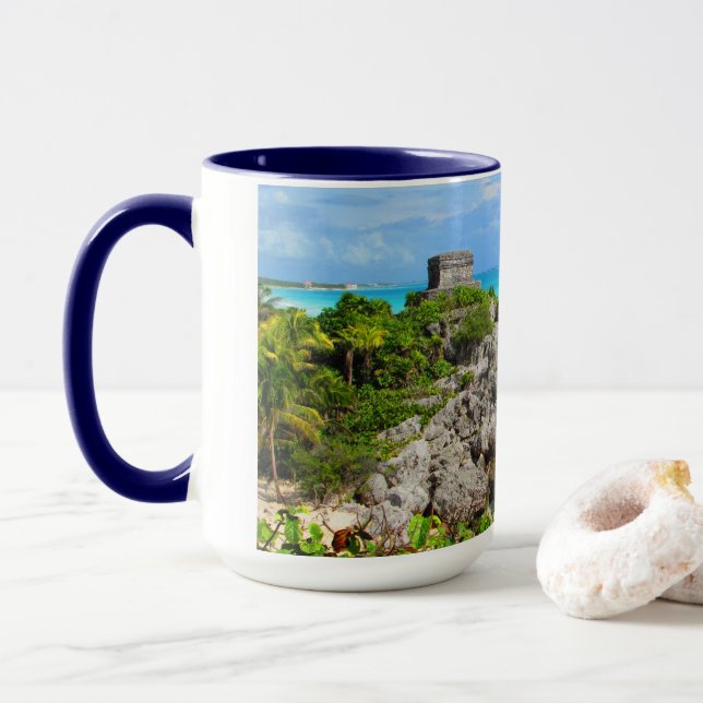 CANCUN #8 MUG (With Donut)
