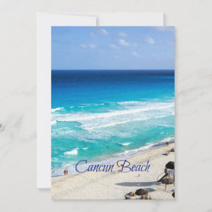 Cancun Beach, Mexico Card