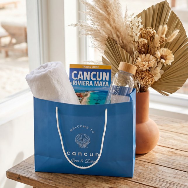 Cancun Blue Destination Wedding Welcome Bag (Creator Uploaded)