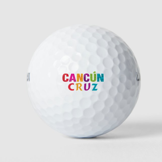 cancun cruz golf balls (Front)