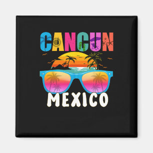 Cancun Mexico 2025 Vacation Beach Matching Family  Magnet