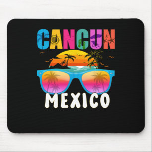 Cancun Mexico 2025 Vacation Beach Matching Family Mouse Pad