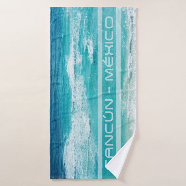 Cancun - Mexico Bath Towel (Bath Towel)