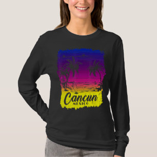 Cancun Mexico Beach Spring Break Vacation Surfing  T-Shirt