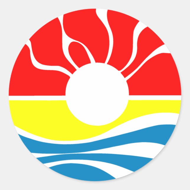 Cancun Mexico Classic Round Sticker (Front)