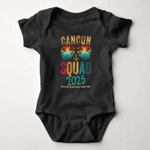 Cancun Mexico Family Squad Vacation 2025 Matching  Baby Bodysuit