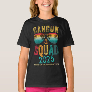Cancun Mexico Family Squad Vacation 2025 Matching T-Shirt