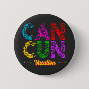 Cancun Mexico Group Vacation Adventure  6 Cm Round Badge