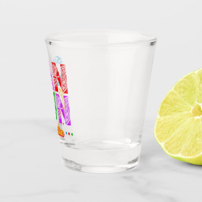 Cancun Mexico Group Vacation Adventure  Shot Glass (Right)