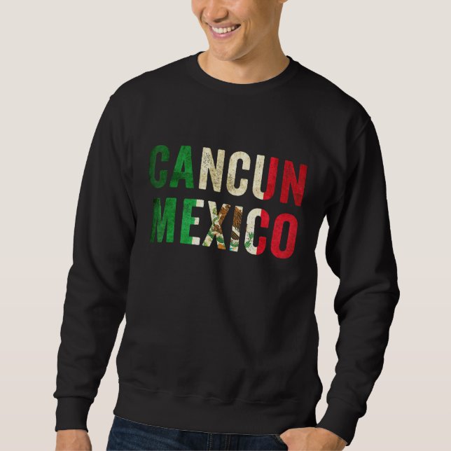 Cancun Mexico - Mexican Summer Vacation Sweatshirt (Front)