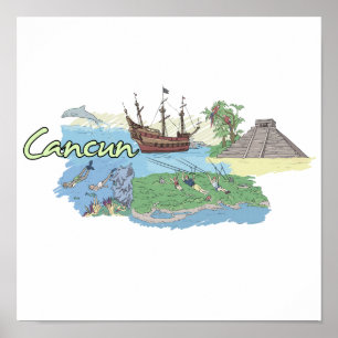 Cancun - Mexico.png Poster