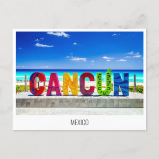 Cancun, Mexico postcard