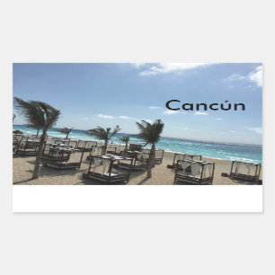 Cancún (Mexico) - Rectangle Stickers, Glossy Rectangular Sticker