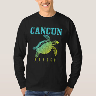 Cancun Mexico Sea Turtle Beach Scuba Diving Diver T-Shirt