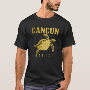 Cancun Mexico Sea Turtle Beach Scuba Diving Diver T-Shirt