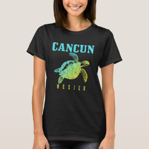 Cancun Mexico Sea Turtle Beach Scuba Diving Diver T-Shirt