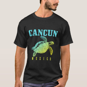 Cancun Mexico Sea Turtle Beach Scuba Diving Diver T-Shirt