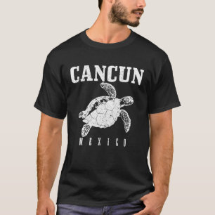 Cancun Mexico Sea Turtle Beach Scuba Diving Diver T-Shirt