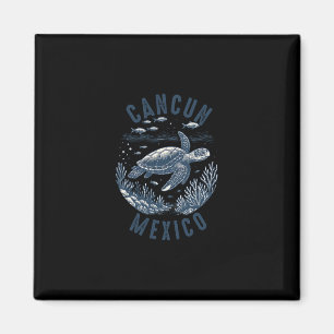 Cancun Mexico Souvenir Family Matching Vacation Ca Magnet