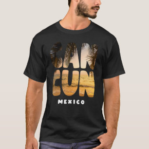 Cancun Mexico Souvenir Sunset Summer Vacation T-Shirt