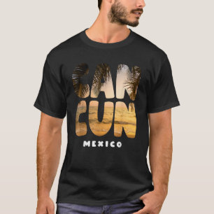 Cancun Mexico Souvenir Sunset Summer Vacation T-Shirt