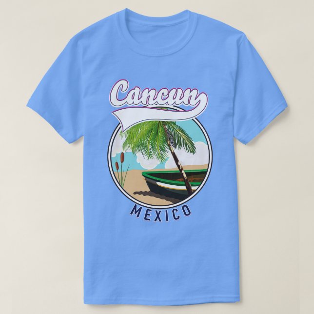 Cancun Mexico travel T-Shirt (Design Front)
