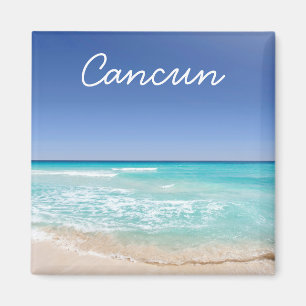 Cancun Mexico Tropical Sea Wave Beach  Magnet