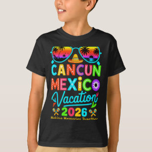 Cancun mexico vacation beach 2026 trip matching T-Shirt