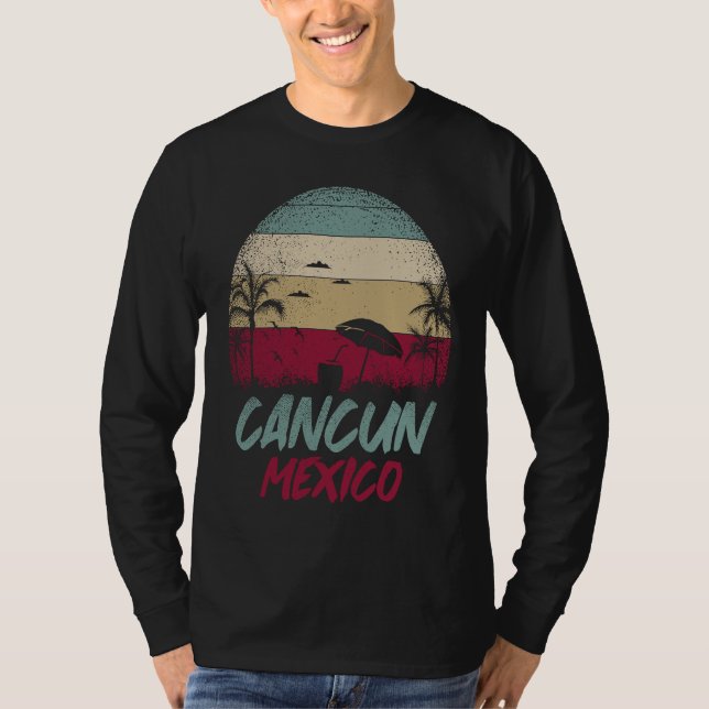 Cancun Mexico Yucatan Holiday Vacation Travel  1 T-Shirt (Front)