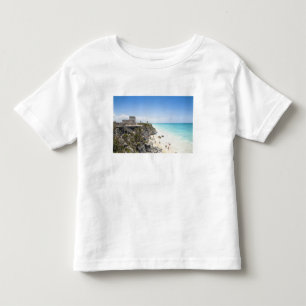 Cancun, Quintana Roo, Mexico - Ruins on a hill Toddler T-Shirt