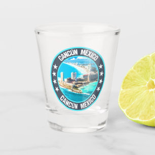 Cancún shot glass