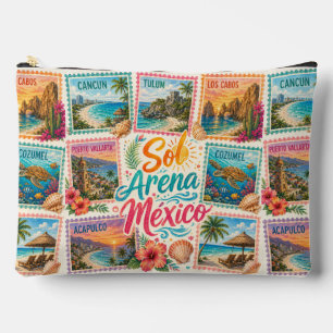 Cancun Sun Sand Mexico Beautiful Beaches Tropical  Accessory Pouch
