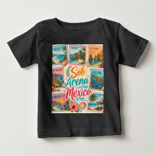 Cancun Sun Sand Mexico Beautiful Beaches Tropical Baby T-Shirt