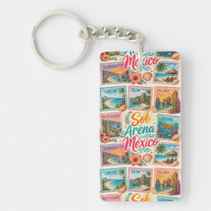 Cancun Sun Sand Mexico Beautiful Beaches Tropical  Key Ring