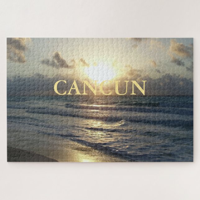 Cancun Sunrise Jigsaw Puzzle (Horizontal)