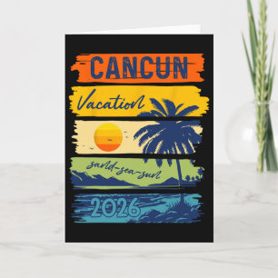 Cancun Vacation 2026 Sea Sand Beach Summer Trip Re Card