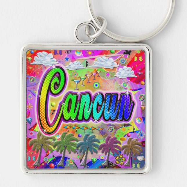 Cancun Vista Express Keychain (Front)