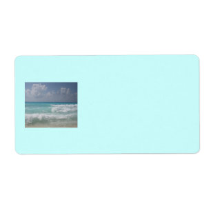 Cancun Waves Shipping Label